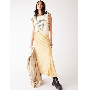 Free People Noa Velvet Slip Skirt size M